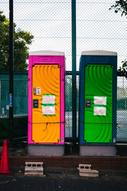 Porta potty delivery and setup